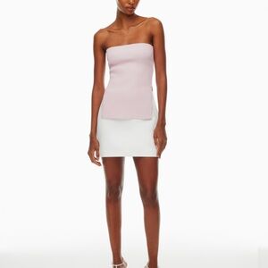 ARITZIA Sculpt Knit Savvy Tube Top in Halo Pink